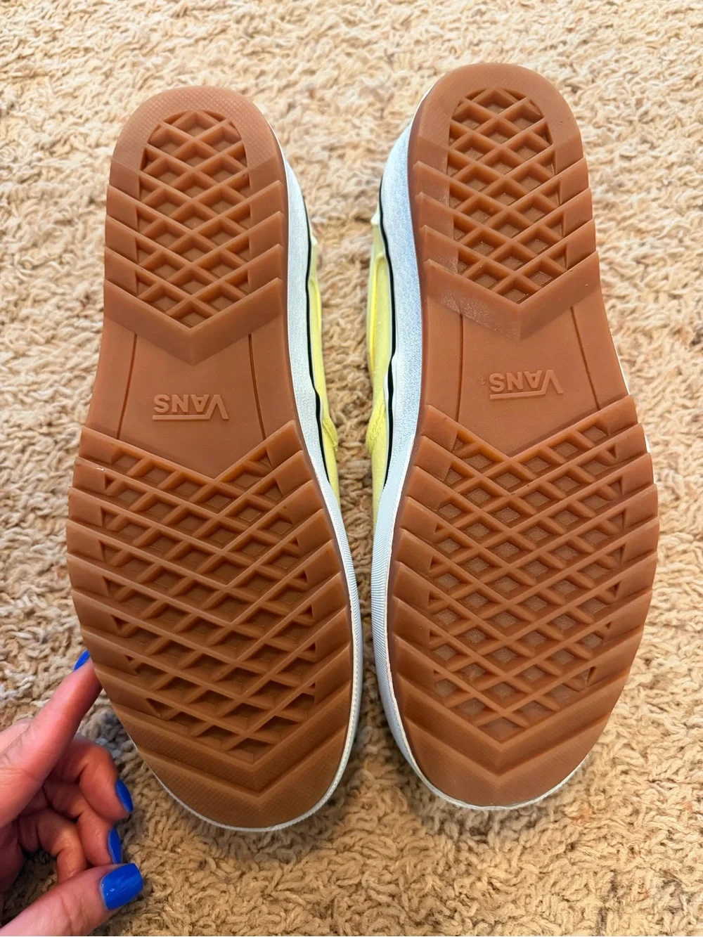 Vans Classic Slip-On Platform Sneakers in Yellow
